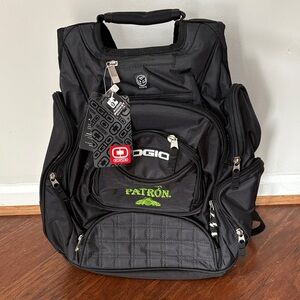 OGIO Black and Green Backpack w/ Tequila Patton Emblem